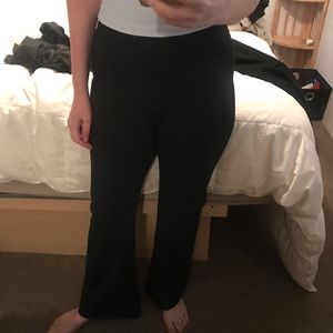 American eagle flared black pants
